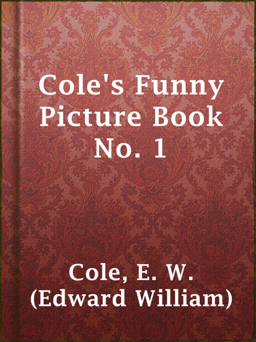 Cover of Cole's Funny Picture Book No. 1
